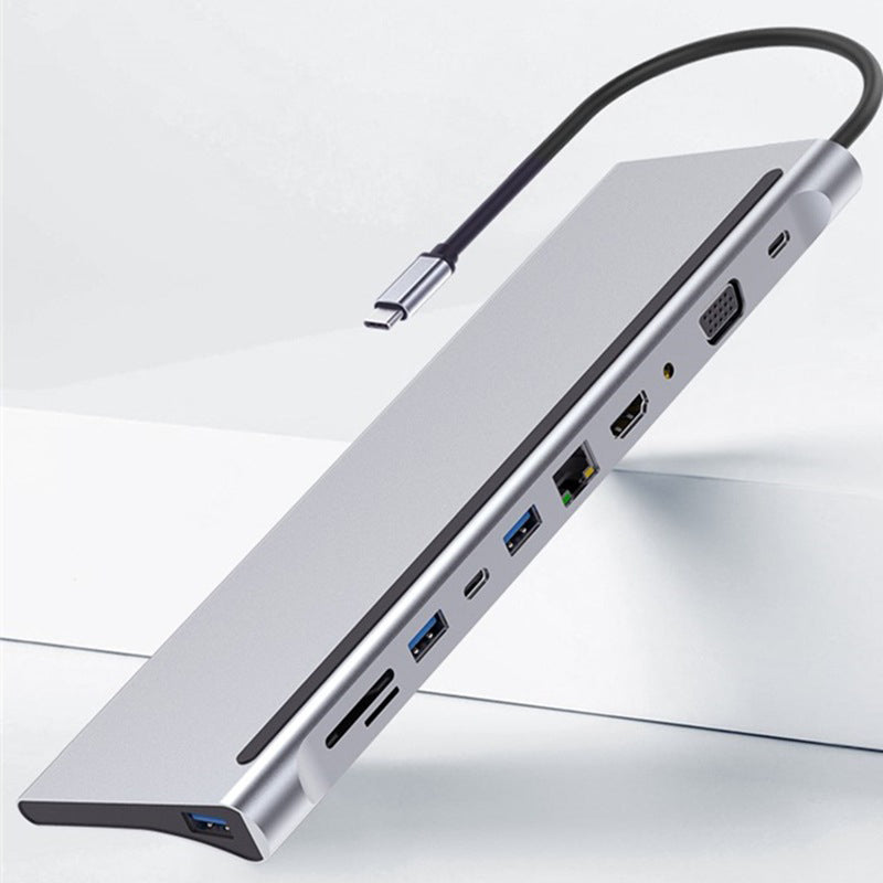 USB-C Laptop Hub – Multi-Port Expansion Dock for Work & Travel