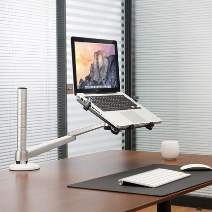 Adjustable Aluminum Laptop Stand – Ergonomic Height & Angle Control