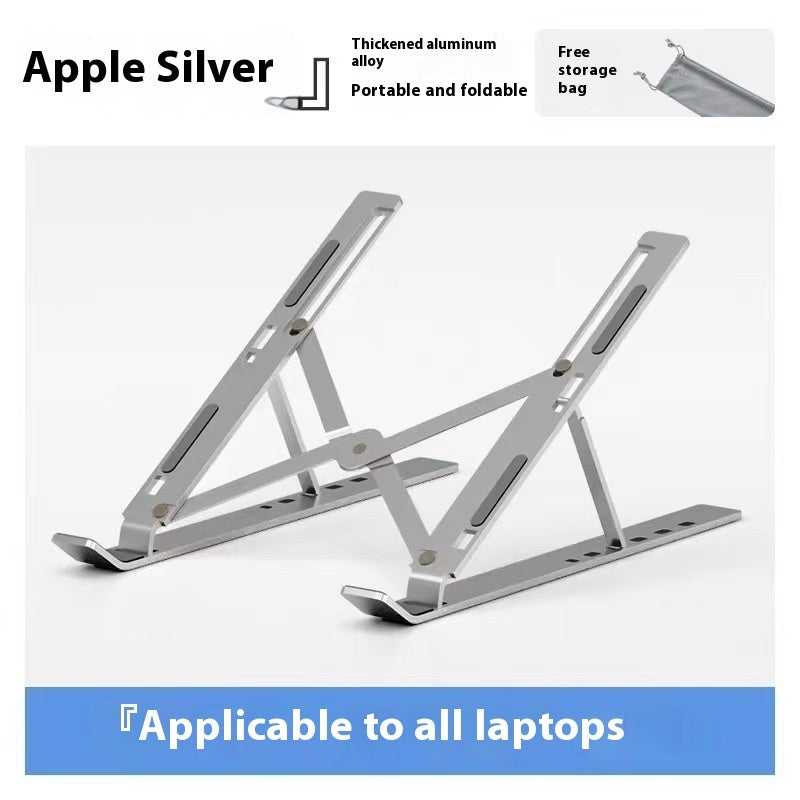 Portable Aluminum Laptop Stand – Foldable, Lightweight & Travel-Ready